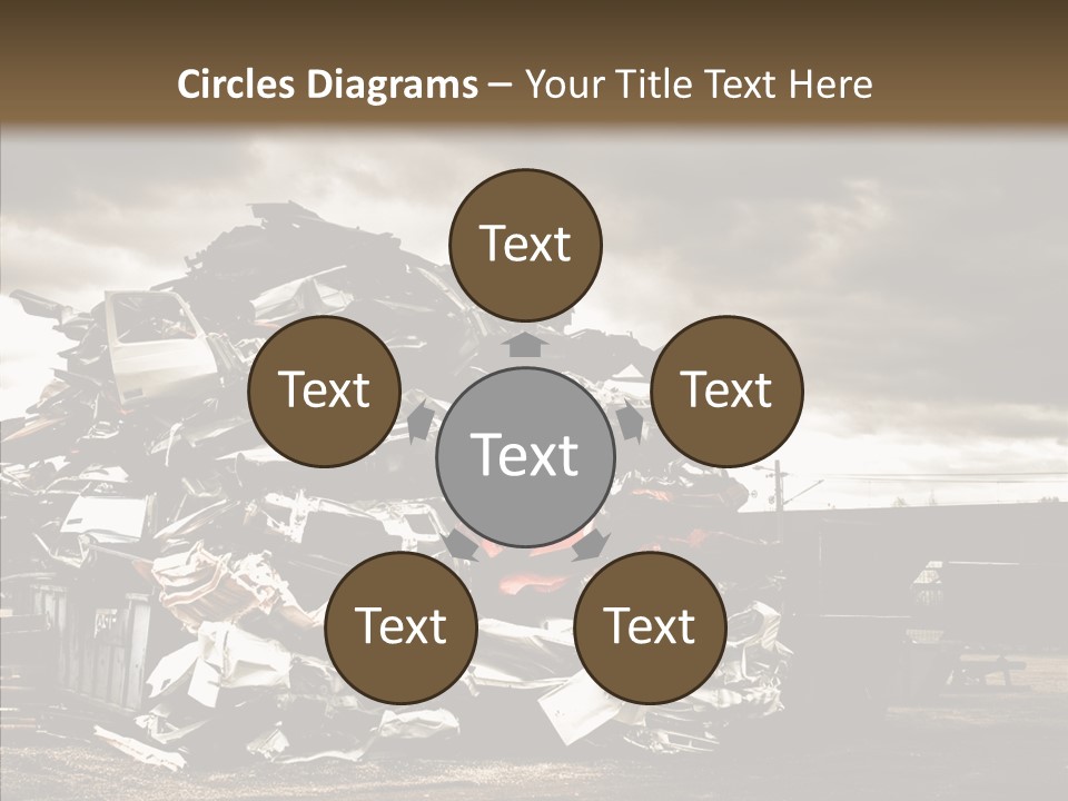 Bits Environment Scrap Iron PowerPoint Template