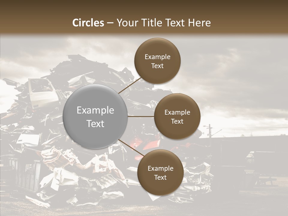 Bits Environment Scrap Iron PowerPoint Template