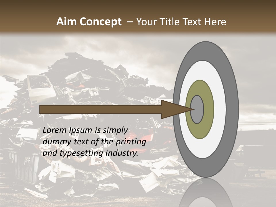 Bits Environment Scrap Iron PowerPoint Template