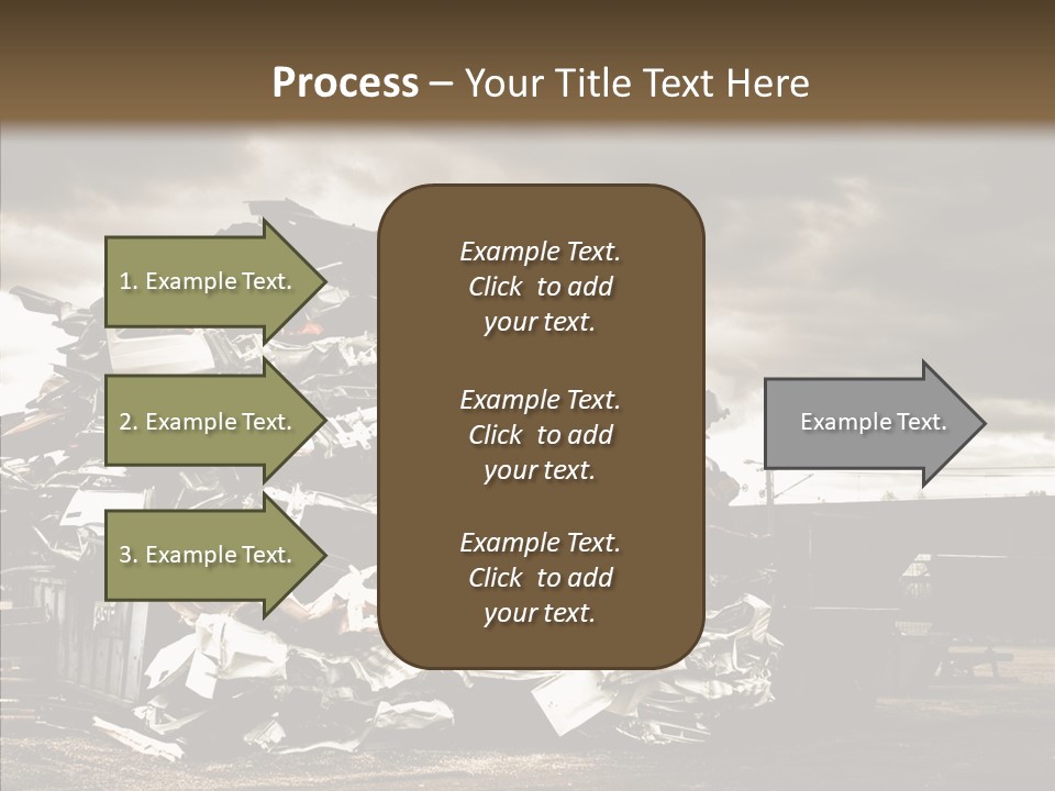 Bits Environment Scrap Iron PowerPoint Template