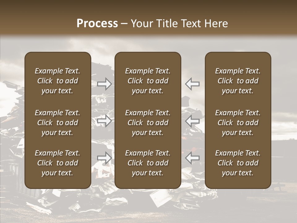 Bits Environment Scrap Iron PowerPoint Template