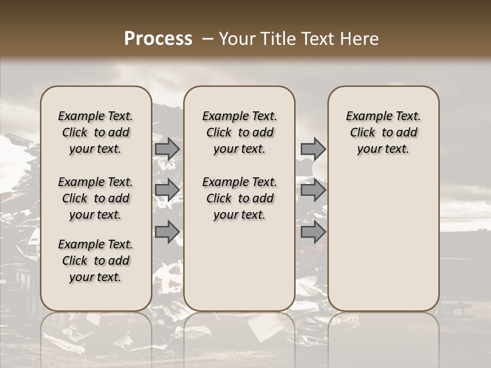 Bits Environment Scrap Iron PowerPoint Template