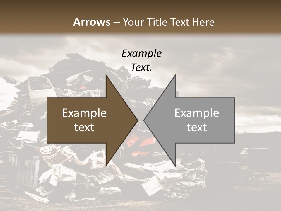 Bits Environment Scrap Iron PowerPoint Template