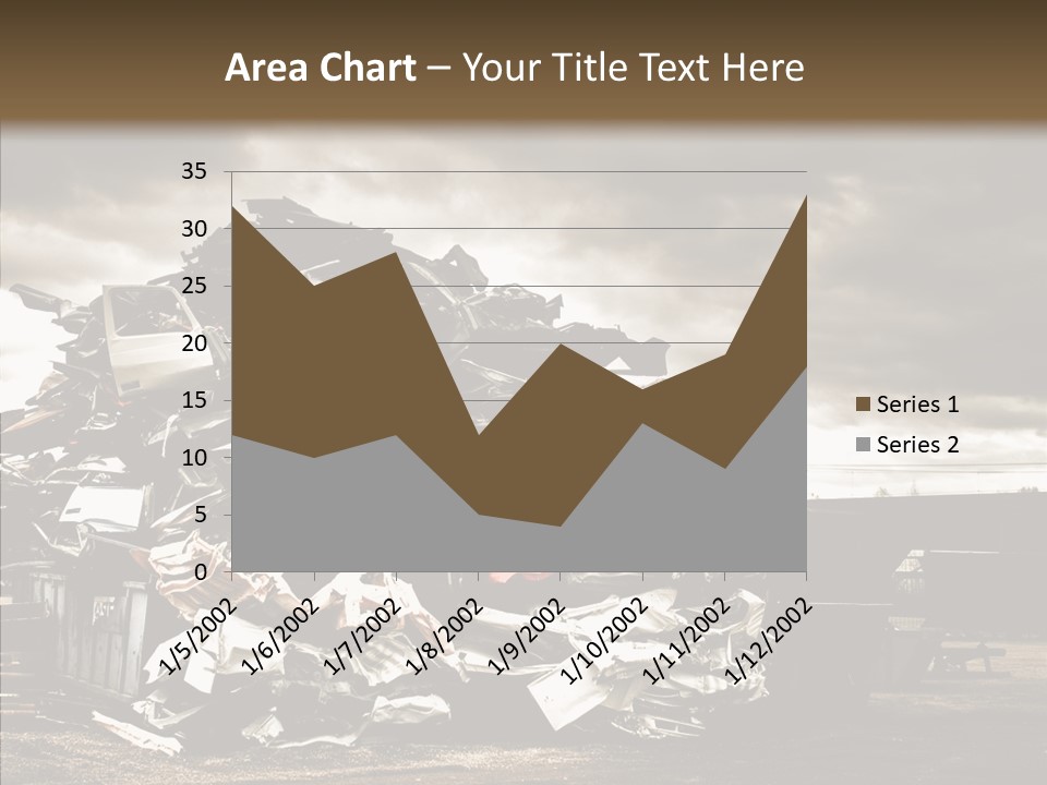 Bits Environment Scrap Iron PowerPoint Template