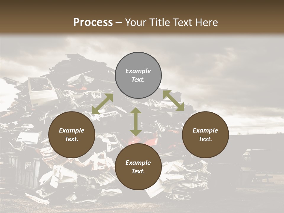 Bits Environment Scrap Iron PowerPoint Template