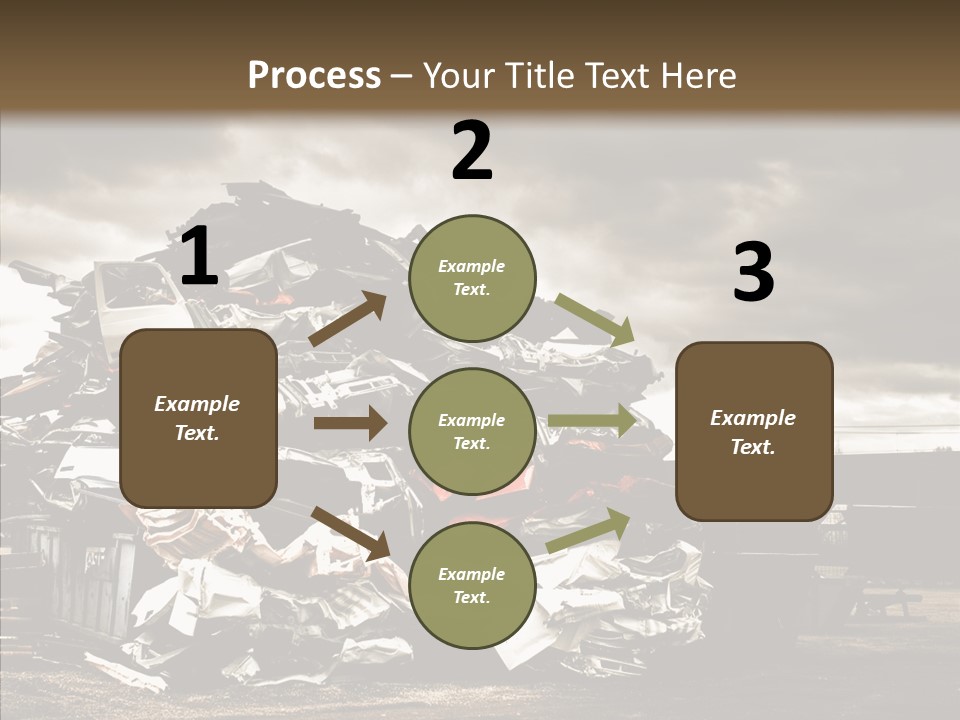Bits Environment Scrap Iron PowerPoint Template