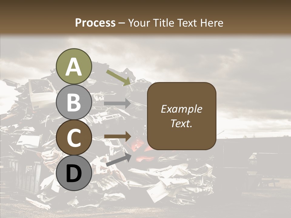 Bits Environment Scrap Iron PowerPoint Template
