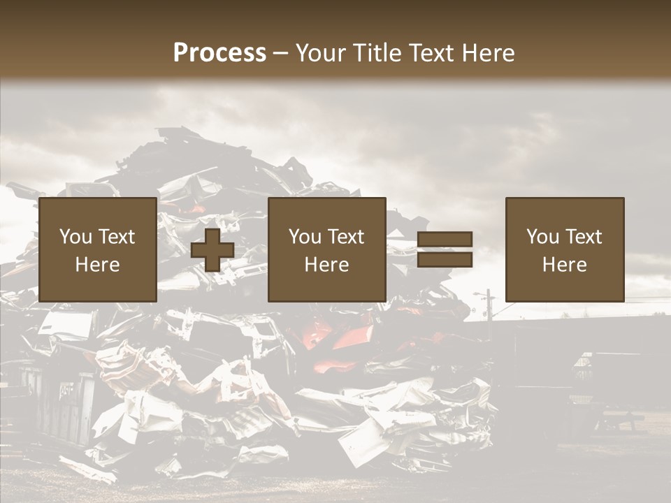 Bits Environment Scrap Iron PowerPoint Template