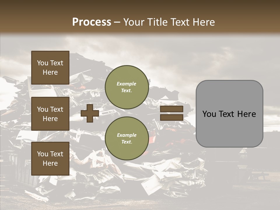 Bits Environment Scrap Iron PowerPoint Template
