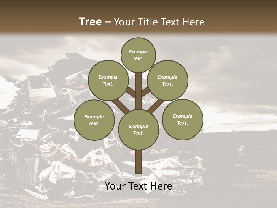 Bits Environment Scrap Iron PowerPoint Template