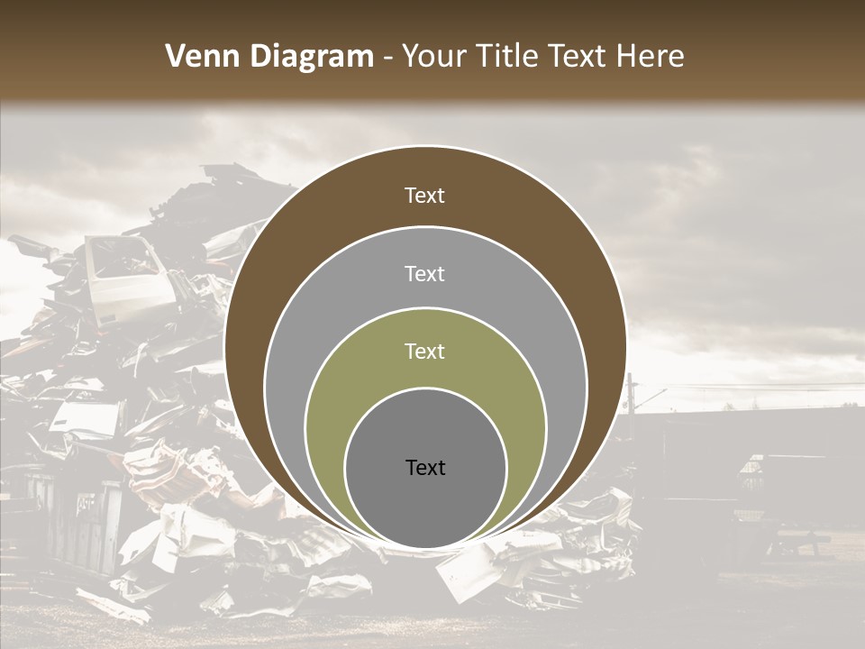 Bits Environment Scrap Iron PowerPoint Template