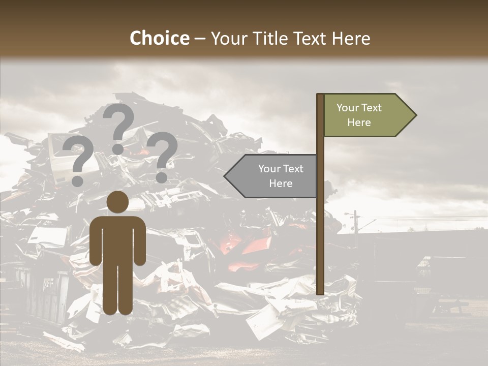 Bits Environment Scrap Iron PowerPoint Template