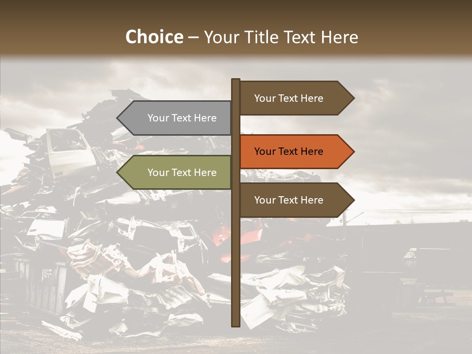 Bits Environment Scrap Iron PowerPoint Template