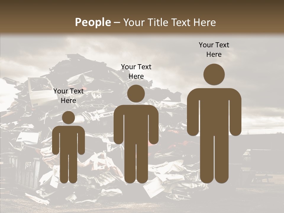 Bits Environment Scrap Iron PowerPoint Template