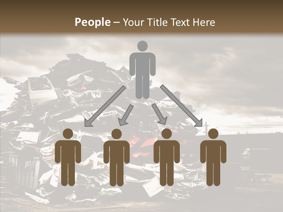 Bits Environment Scrap Iron PowerPoint Template