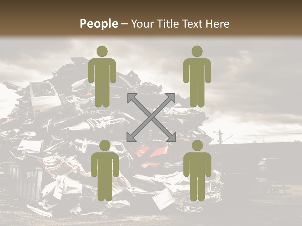 Bits Environment Scrap Iron PowerPoint Template