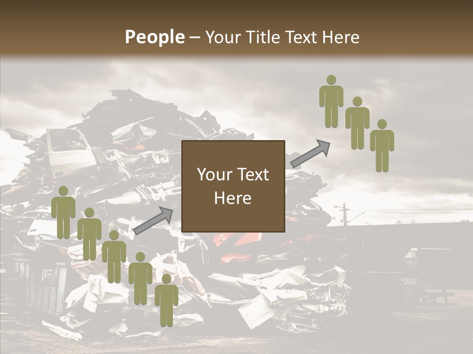 Bits Environment Scrap Iron PowerPoint Template