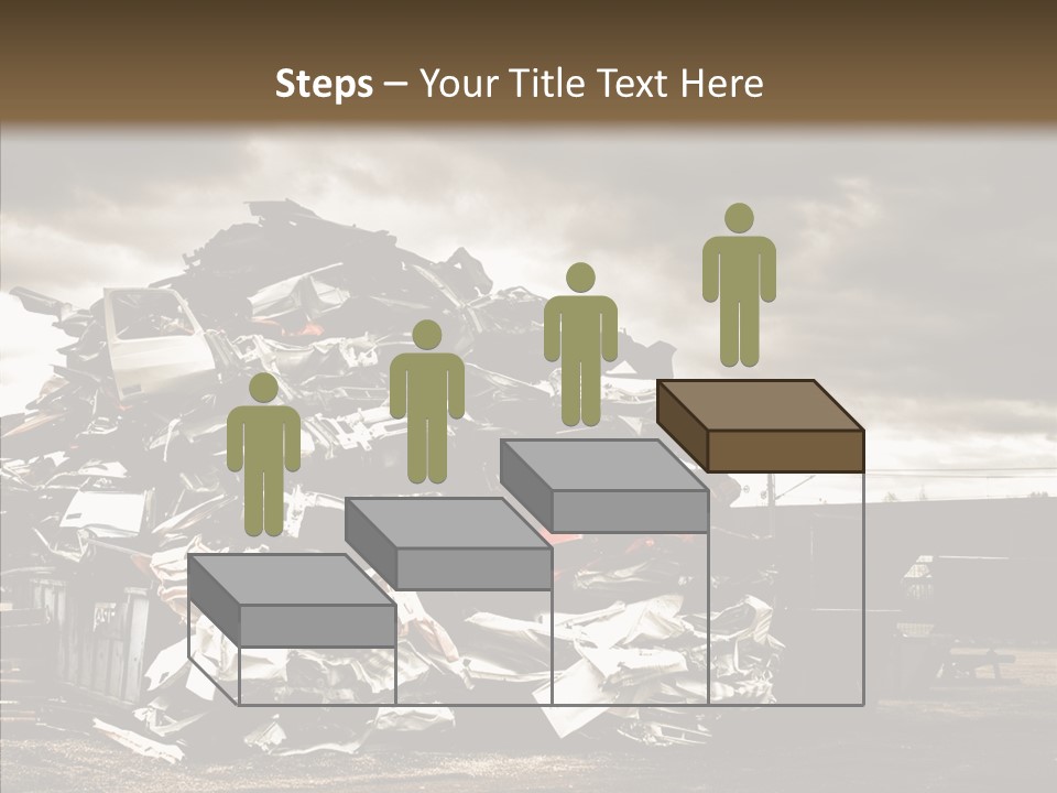 Bits Environment Scrap Iron PowerPoint Template