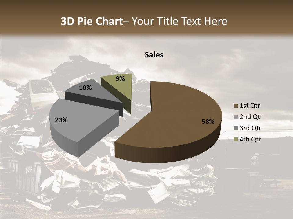 Bits Environment Scrap Iron PowerPoint Template