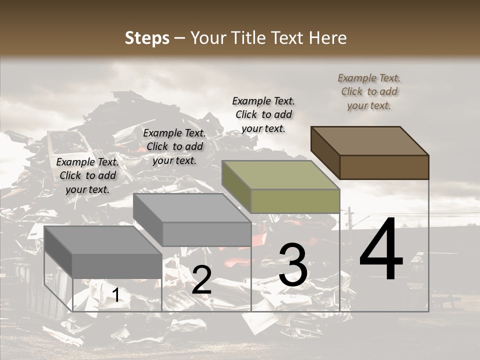 Bits Environment Scrap Iron PowerPoint Template