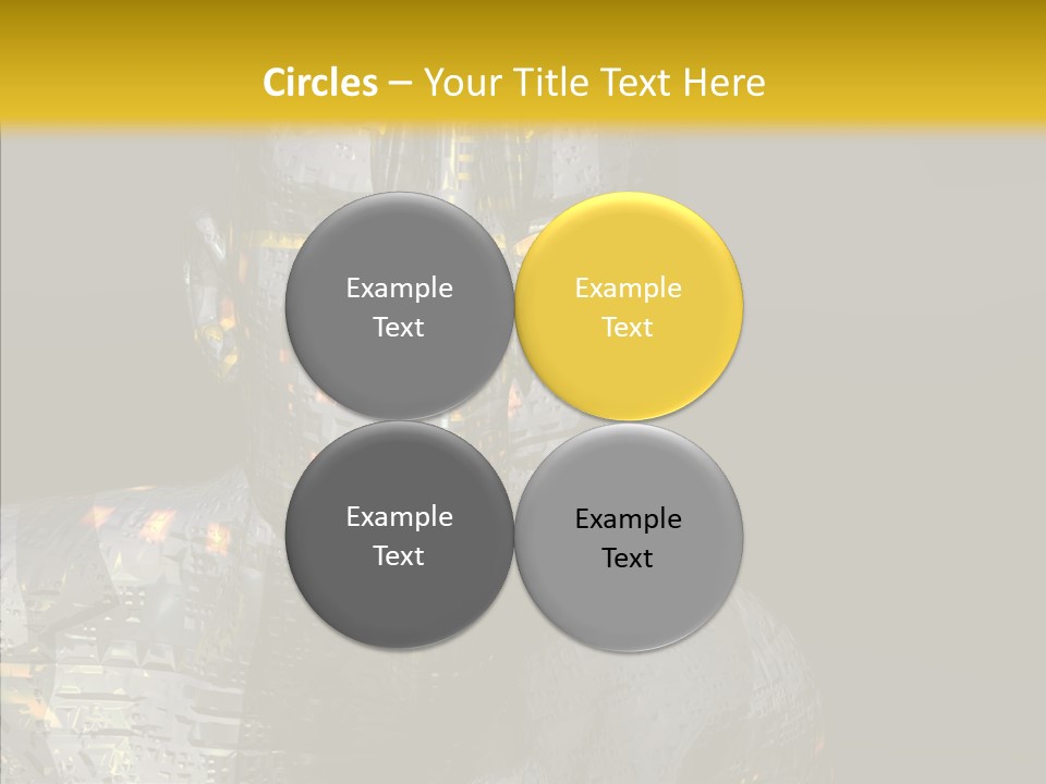 Man Villin Summon PowerPoint Template