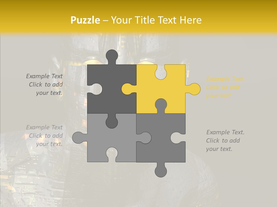 Man Villin Summon PowerPoint Template