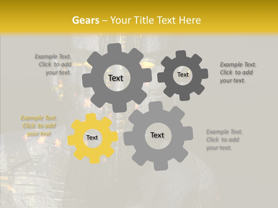 Man Villin Summon PowerPoint Template