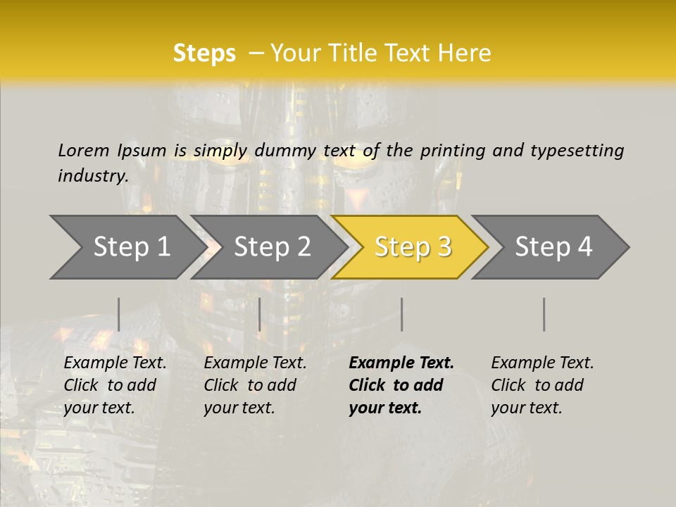 Man Villin Summon PowerPoint Template