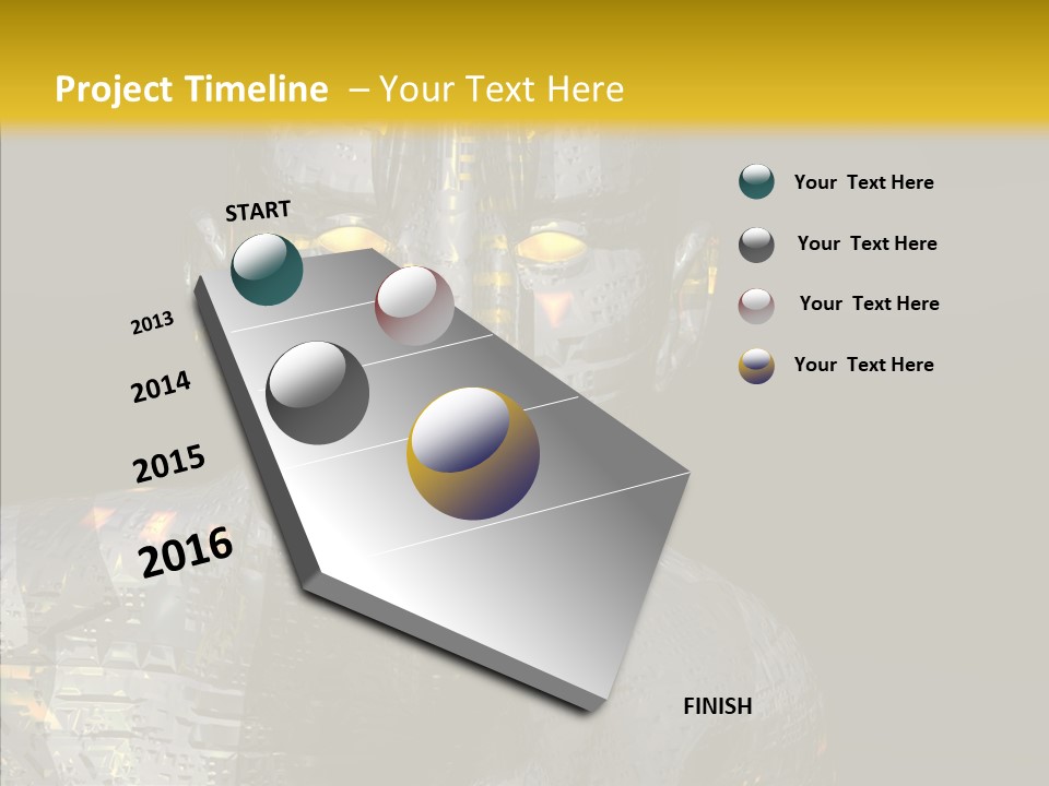 Man Villin Summon PowerPoint Template