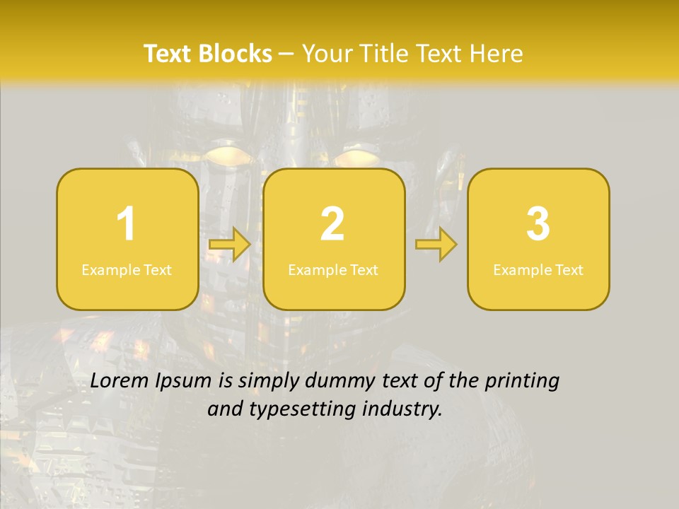 Man Villin Summon PowerPoint Template