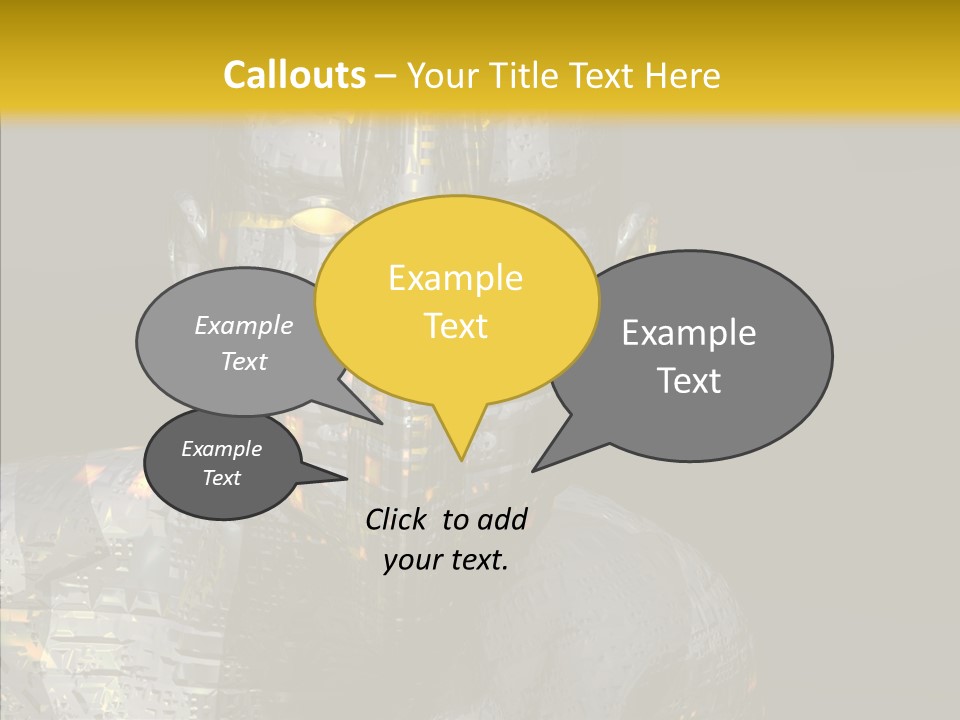 Man Villin Summon PowerPoint Template
