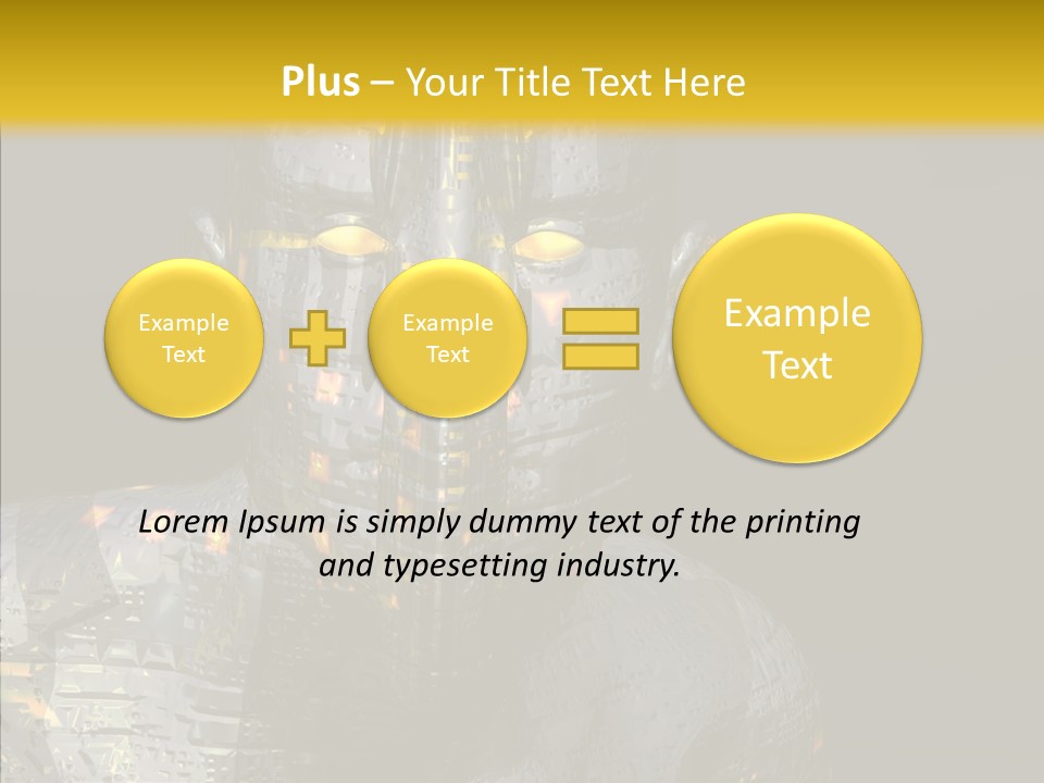 Man Villin Summon PowerPoint Template