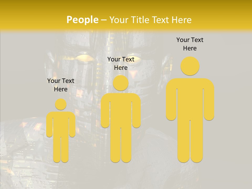 Man Villin Summon PowerPoint Template