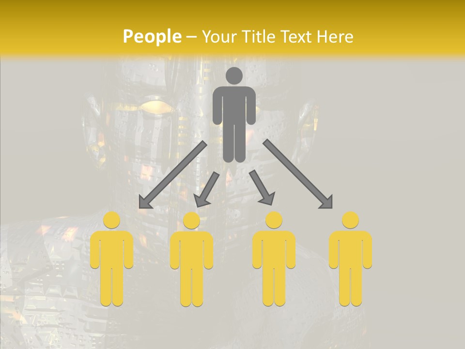 Man Villin Summon PowerPoint Template