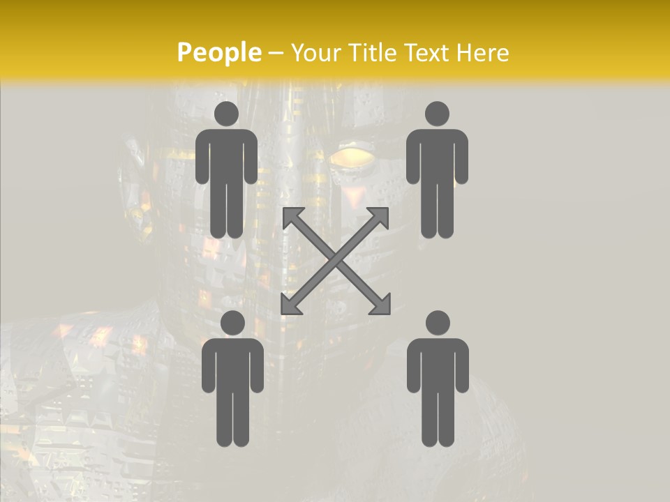 Man Villin Summon PowerPoint Template