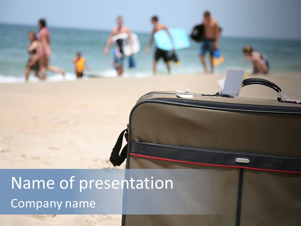 Indulge Vacation Beach PowerPoint Template