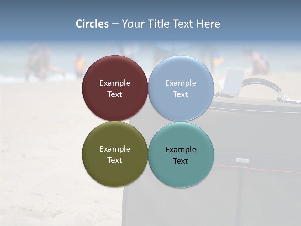 Indulge Vacation Beach PowerPoint Template