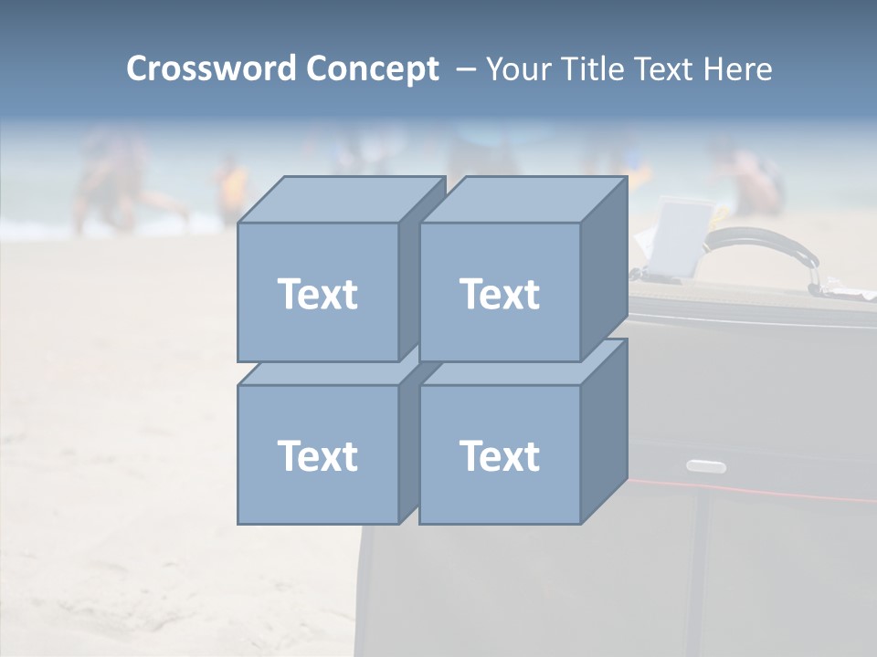 Indulge Vacation Beach PowerPoint Template