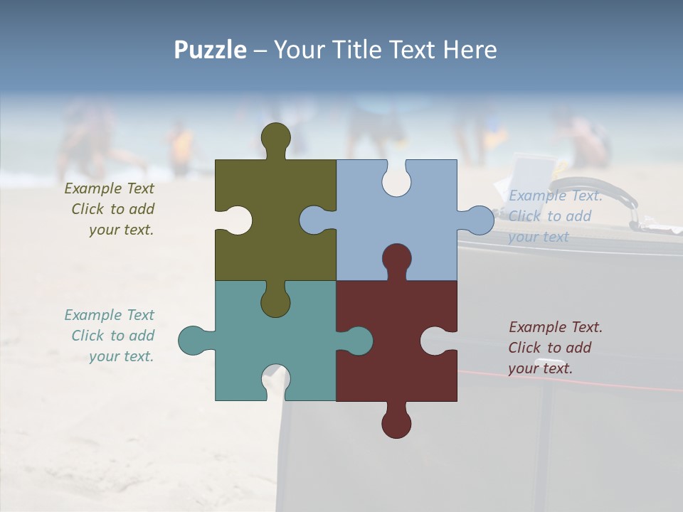 Indulge Vacation Beach PowerPoint Template
