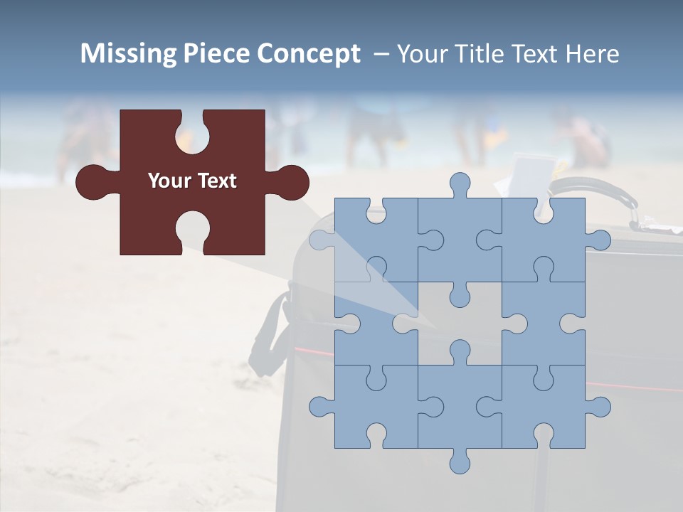 Indulge Vacation Beach PowerPoint Template