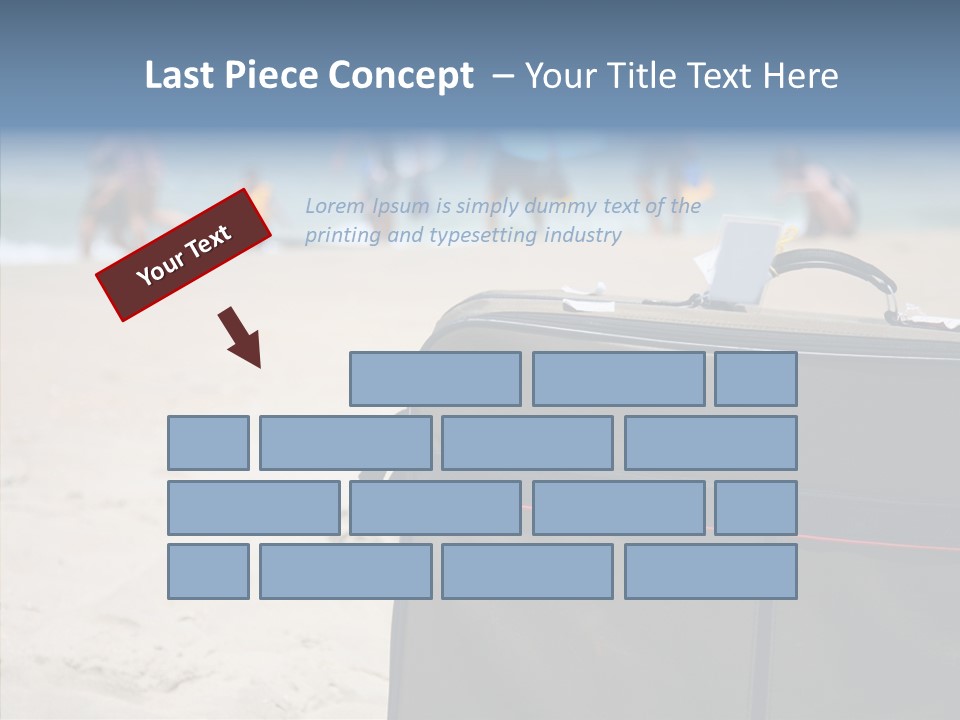 Indulge Vacation Beach PowerPoint Template