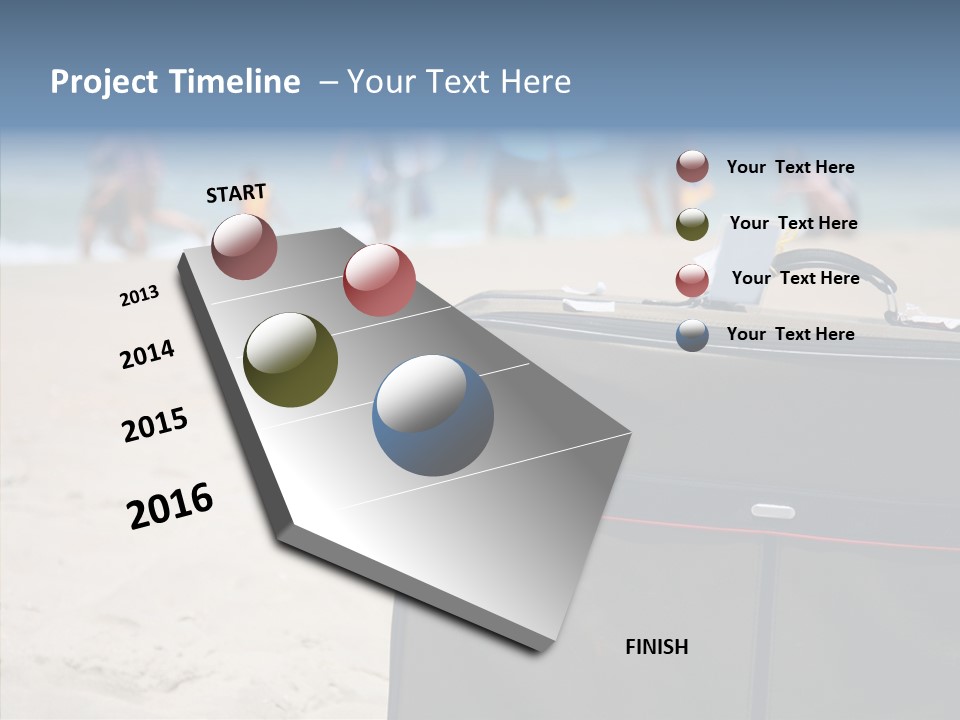 Indulge Vacation Beach PowerPoint Template