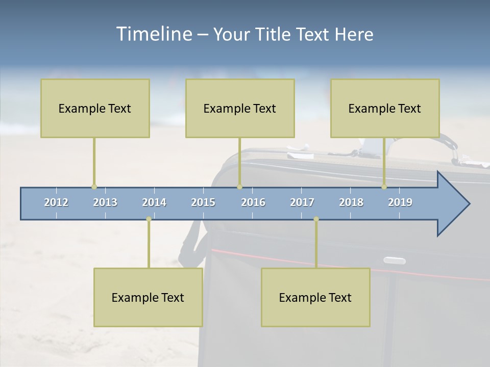 Indulge Vacation Beach PowerPoint Template