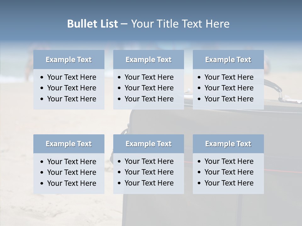 Indulge Vacation Beach PowerPoint Template