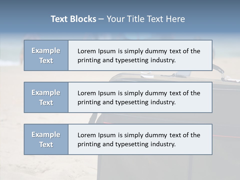 Indulge Vacation Beach PowerPoint Template