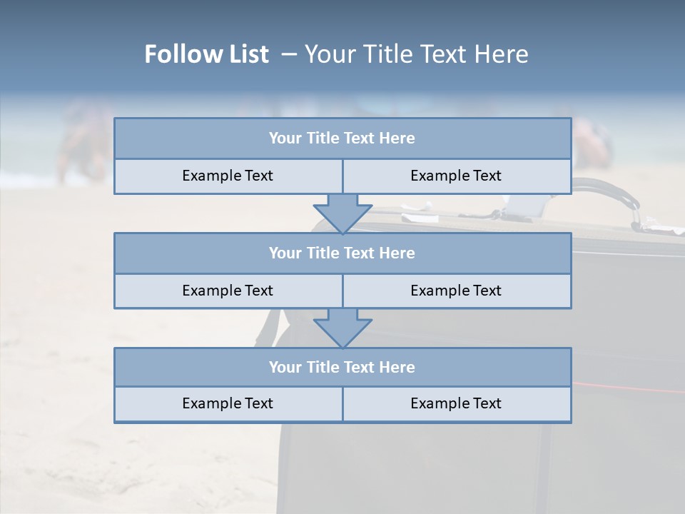 Indulge Vacation Beach PowerPoint Template