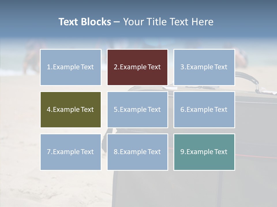 Indulge Vacation Beach PowerPoint Template