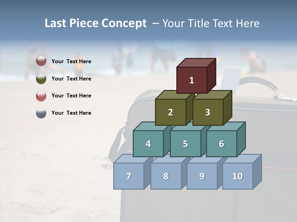 Indulge Vacation Beach PowerPoint Template