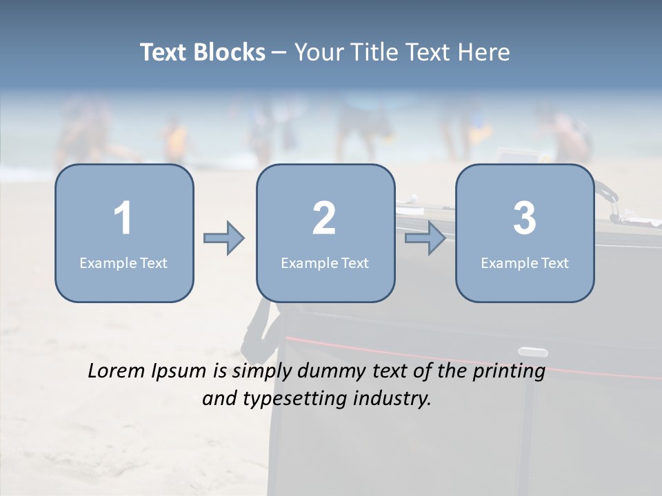 Indulge Vacation Beach PowerPoint Template