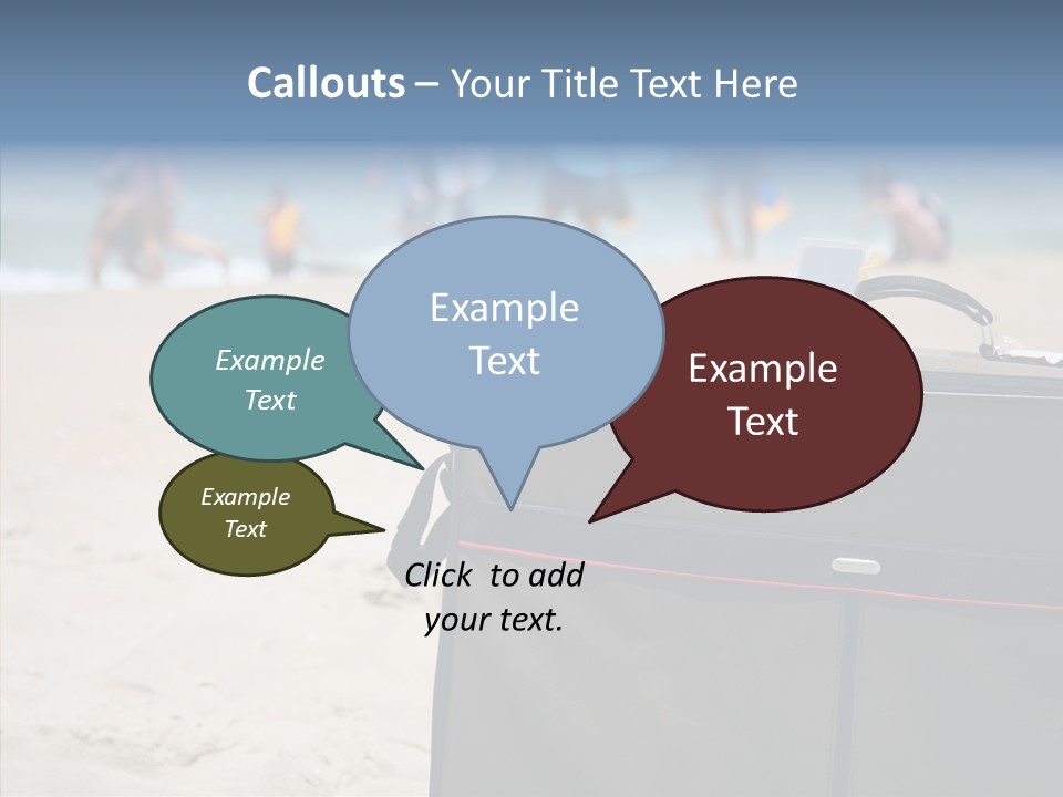 Indulge Vacation Beach PowerPoint Template